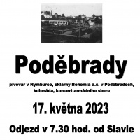  zájezd pro seniory 17. května 2023 Nymburk - Poděbrady