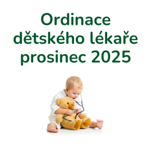 ordinace dětského lékaře v Dubé v prosinci 2025