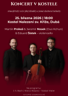 koncert v kostele středa 25. března 2026 od 18 hodin.